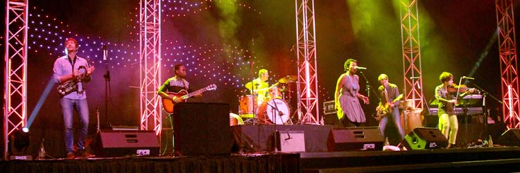 Freshlyground concert at Engen Awards